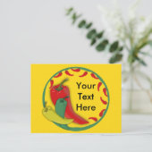 Carte Postale Frame circulaire du groupe Chili Pepper (Debout devant)