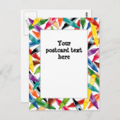 Carte Postale Frame Crayons (Devant / Derrière)