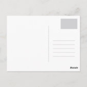 Carte Postale Frame Florale en fleurs Mariage rustique du jardin (Dos)