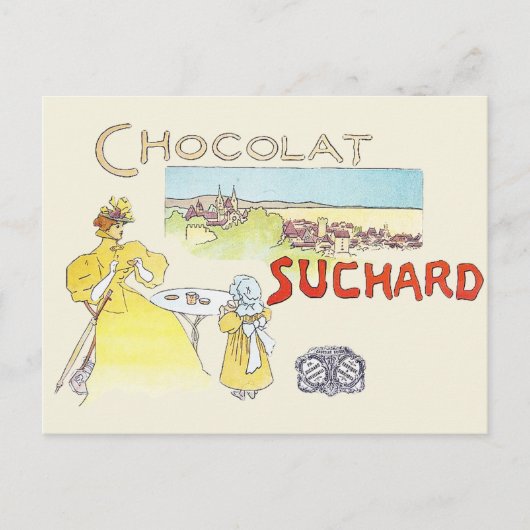 Carte Postale Français Chocolat Victorian Candy Sucre (Devant)