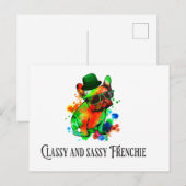 Carte Postale français classe et sassy (Devant / Derrière)