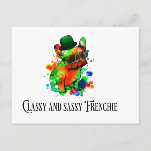 Carte Postale français classe et sassy (Devant)