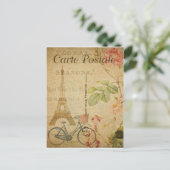 Carte postale française (Debout devant)