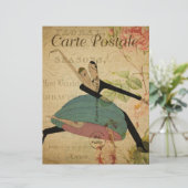 Carte postale française (Debout devant)