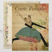 Carte postale française (Devant / Derrière)