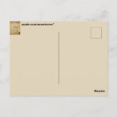 Carte postale française (Dos)