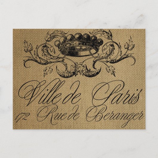 Carte postale française (Devant)