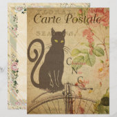 Carte postale française (Devant / Derrière)