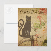 Carte postale française antique Kitty (Devant / Derrière)