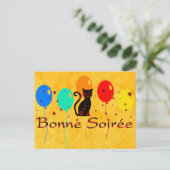 Carte postale française : Bonne Soiree (Debout devant)