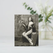 Carte postale française du début des années 1900 (Debout devant)