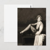 Carte postale française du début des années 1900 (Devant / Derrière)