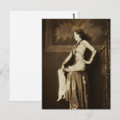 Carte postale française du début des années 1900 (Devant / Derrière)