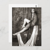 Carte postale française du début des années 1900 (Devant / Derrière)