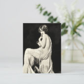 Carte postale française du début des années 1900 (Debout devant)