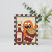 Carte postale française Fry Monster (Debout devant)