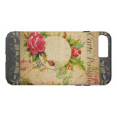 Carte postale française iPhone 8/7 Coque (Dos (Horizontal))