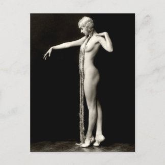 Carte postale française Nue Woman