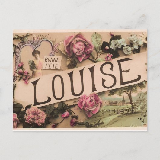 Carte postale française vintage (Devant)