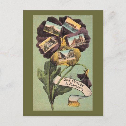 Carte postale française vintage (Devant)