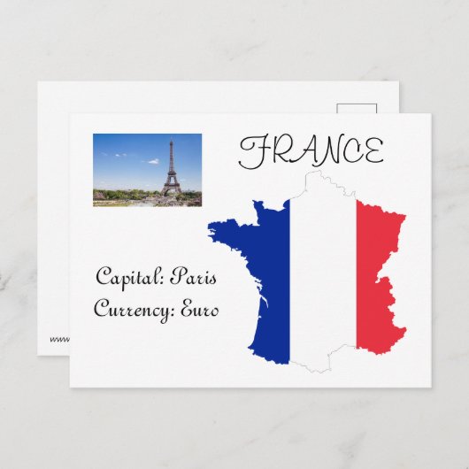 Carte Postale France (Devant / Derrière)