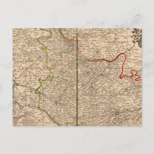Carte Postale France et Belgique (Devant)