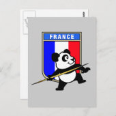 Carte Postale France Javelin Panda (Devant / Derrière)