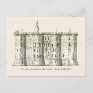 Carte Postale France, La Bastille en 1789