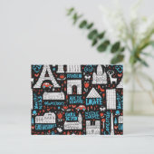 Carte Postale France | Motif de symboles (Debout devant)