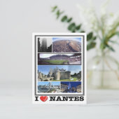 Carte Postale France - Nantes - I Love - (Debout devant)