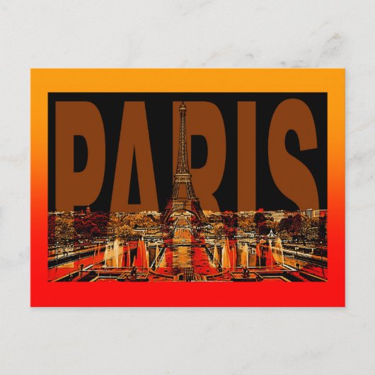 Carte Postale France Paris (Devant)