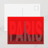 Carte Postale France Paris (Devant / Derrière)