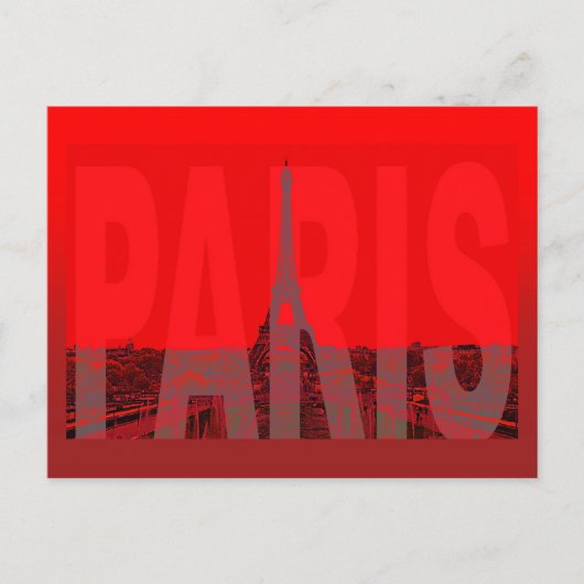 Carte Postale France Paris (Devant)