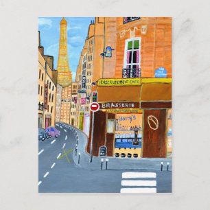 Carte Postale France, Paris, Rue Dominique