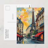 Carte Postale france PARIS Vintage (Devant / Derrière)