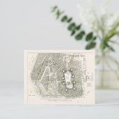 Carte Postale France, Plan de la Bastille en 1789 (Debout devant)