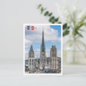 Carte Postale France - Rouen - Cattedrale di Notre-Dame - (Debout devant)