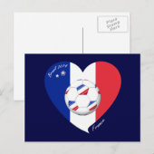 Carte Postale « FRANCE » Soccer Team. Football de la France 2014 (Devant / Derrière)
