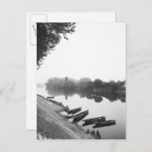 Carte Postale FRANCE, Touraine, La Loire : ChINON Bateaux le lon (Devant / Derrière)