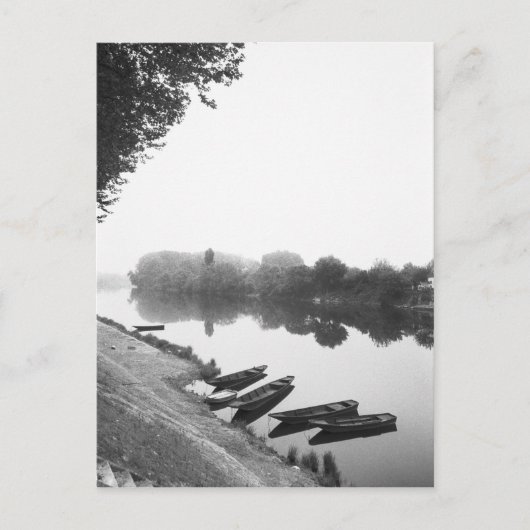 Carte Postale FRANCE, Touraine, La Loire : ChINON Bateaux le lon (Devant)