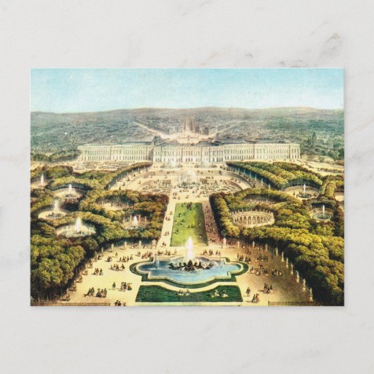 Carte Postale France vintage, Château de Versailles (Devant)