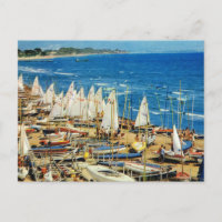 France vintage, Hyères, port et voiliers