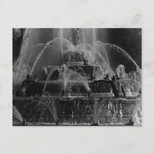 Carte Postale France vintage palais de Versailles fontaine Laton