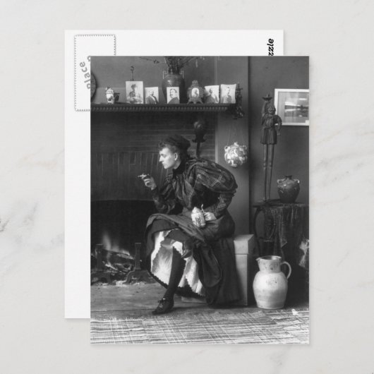 Carte Postale Frances Benjamin Johnston, 1896 (Devant / Derrière)