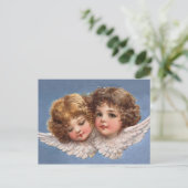 Carte Postale Frances Brundage : Couple d'anges 1 (Debout devant)
