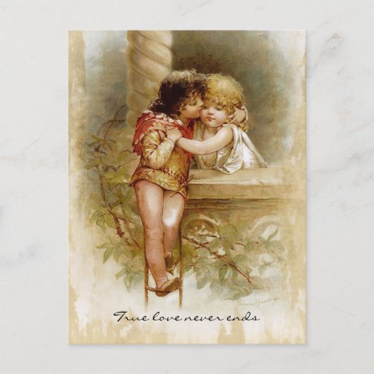 Carte Postale Frances Brundage : Roméo et Juliet (Devant)