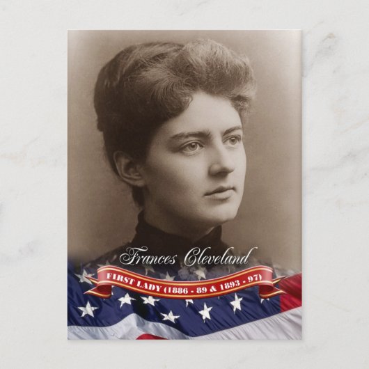 Carte Postale Frances Cleveland, Première Dame des Etats-Unis (Devant)