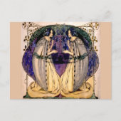Carte Postale Frances MacDonald - Printemps (Devant)