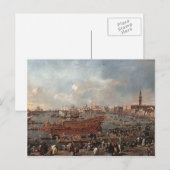 Carte Postale Francesco Guardi- Le Doge sur le Bucintoro, Riva (Devant / Derrière)