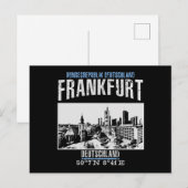 Carte Postale Francfort (Devant / Derrière)
